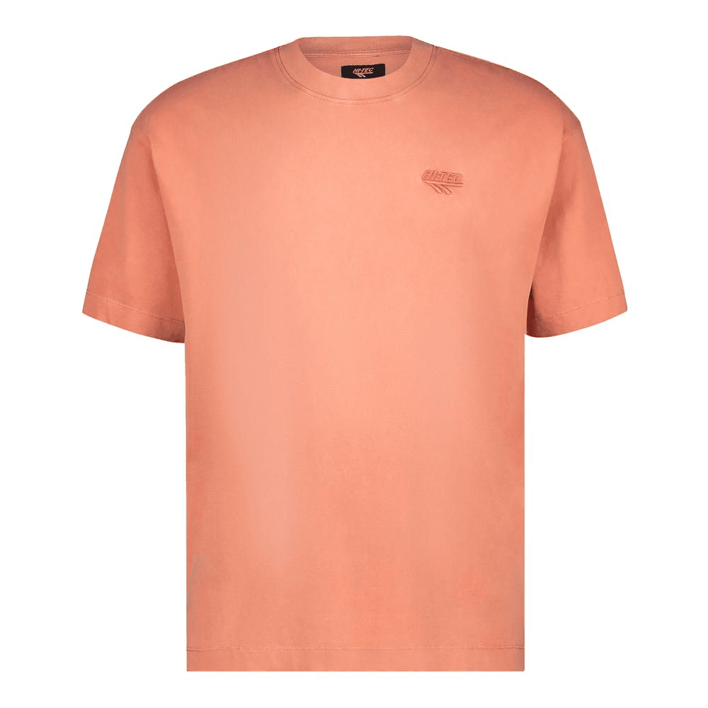 Hi-Tec Mens Stonewash Tee - Rust