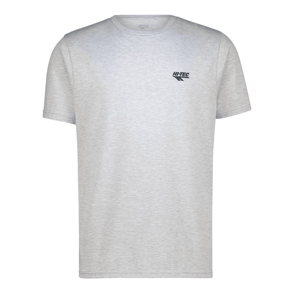 Mens Basic Logo Tee - Grey Melange