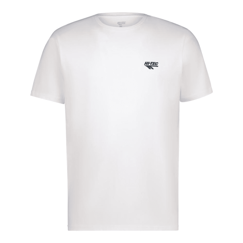 Hi-Tec Mens Basic Logo Tee - White