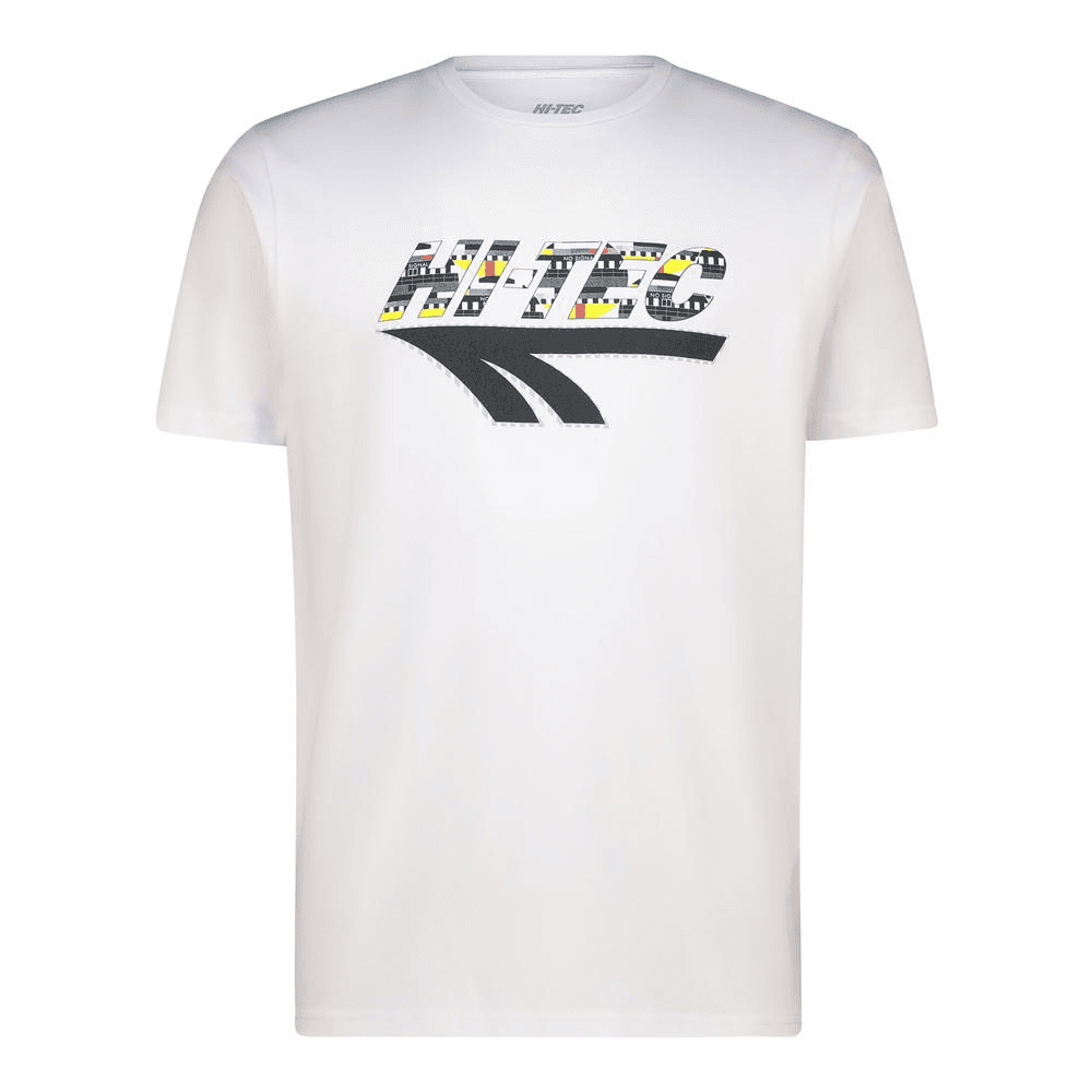 Hi-Tec Mens Distort Tee - White