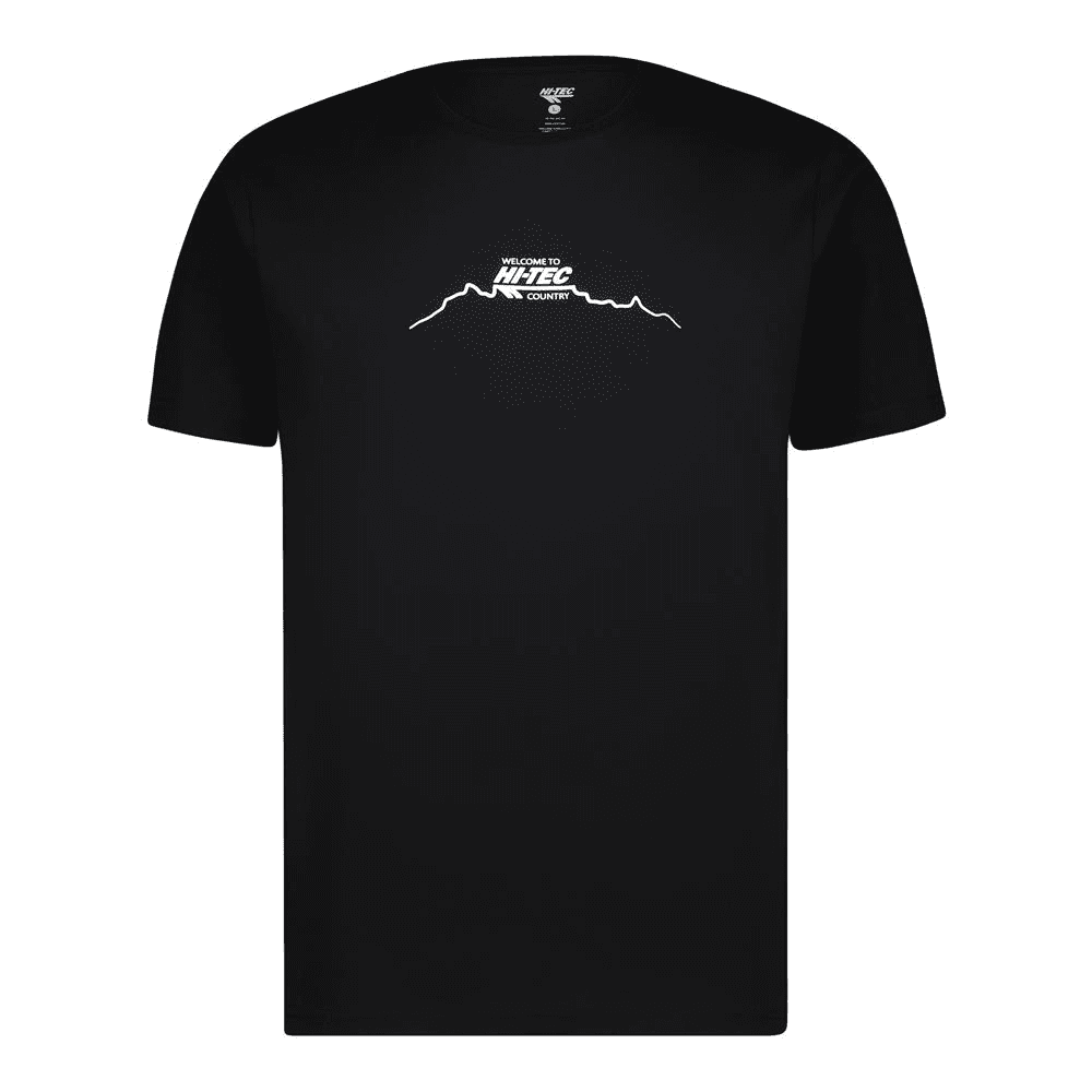 Mens Hi-Tec Country Tee - Black