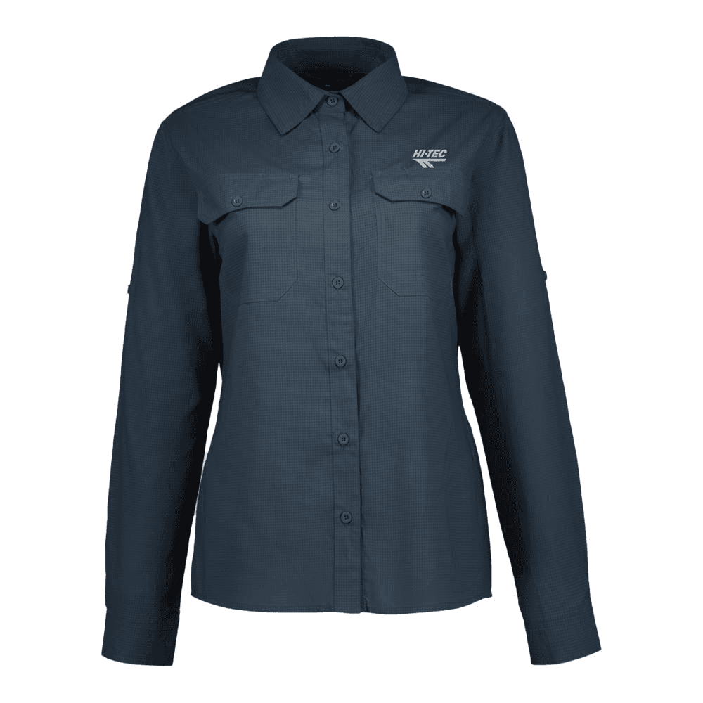 Ladies Bush Long Sleeve Shirt - Navy