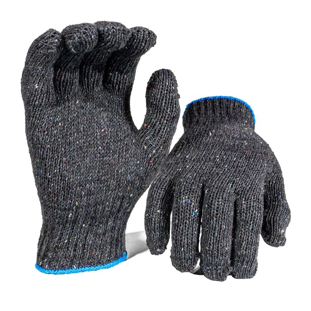 Cotton Knit Glove Grey 450G - Pack Of 12 Pairs