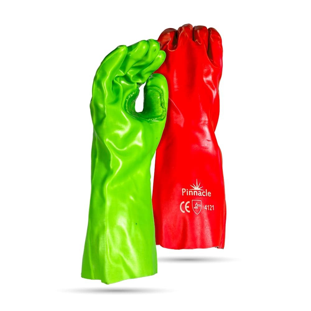Stop & Go PVC Open Cuff Glove 35cm - Pack Of 12 Pairs