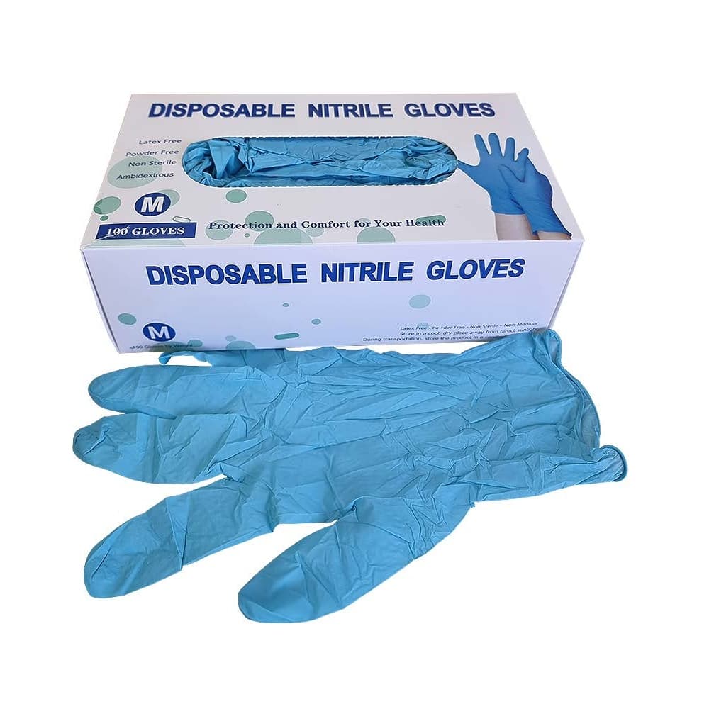 Nitrile Examination Glove Powder Free L - Box Of 100 Pairs