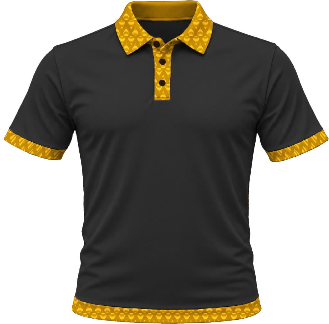 19Ten Kiddies Golf Shirt, Fitted Short Sleeve, Birdseye