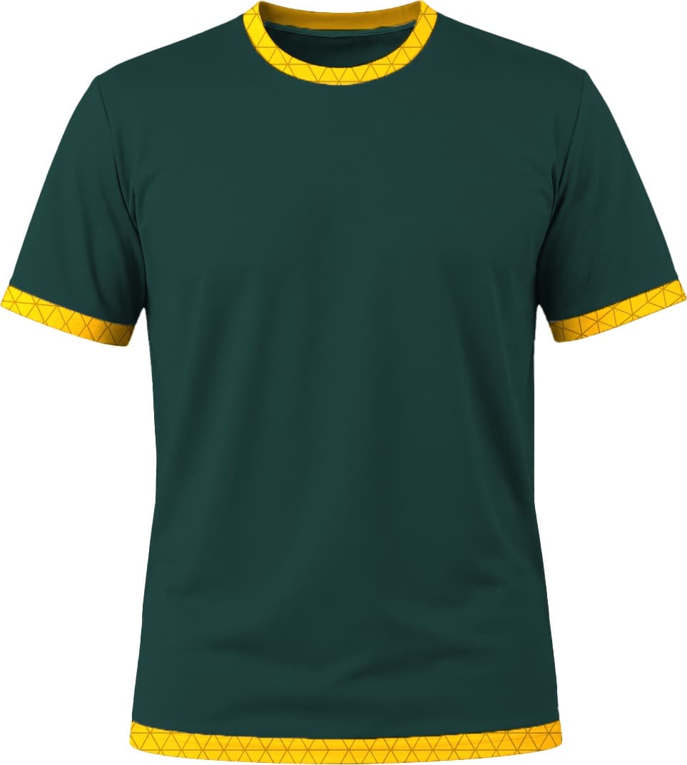 19Ten Unisex Crew Neck T-shirt, Fitted Short Sleeve, Birdseye