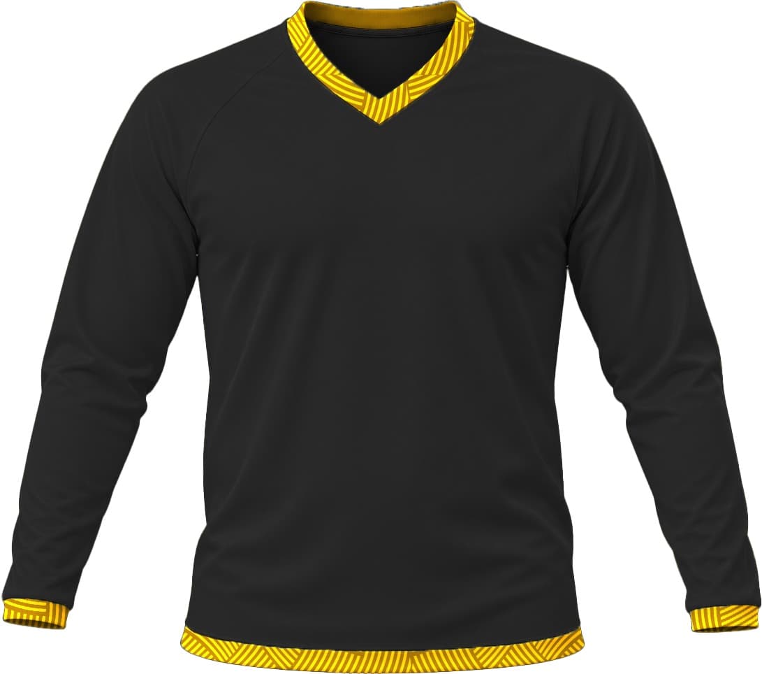19Ten Unisex V-Neck T-shirt, Raglan Long Sleeve, Reverse Birdseye