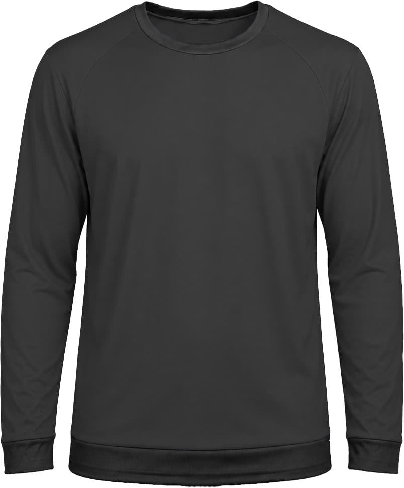 +27 Ladies Crew Neck T-shirt, Raglan Long Sleeve, Reverse Birdseye