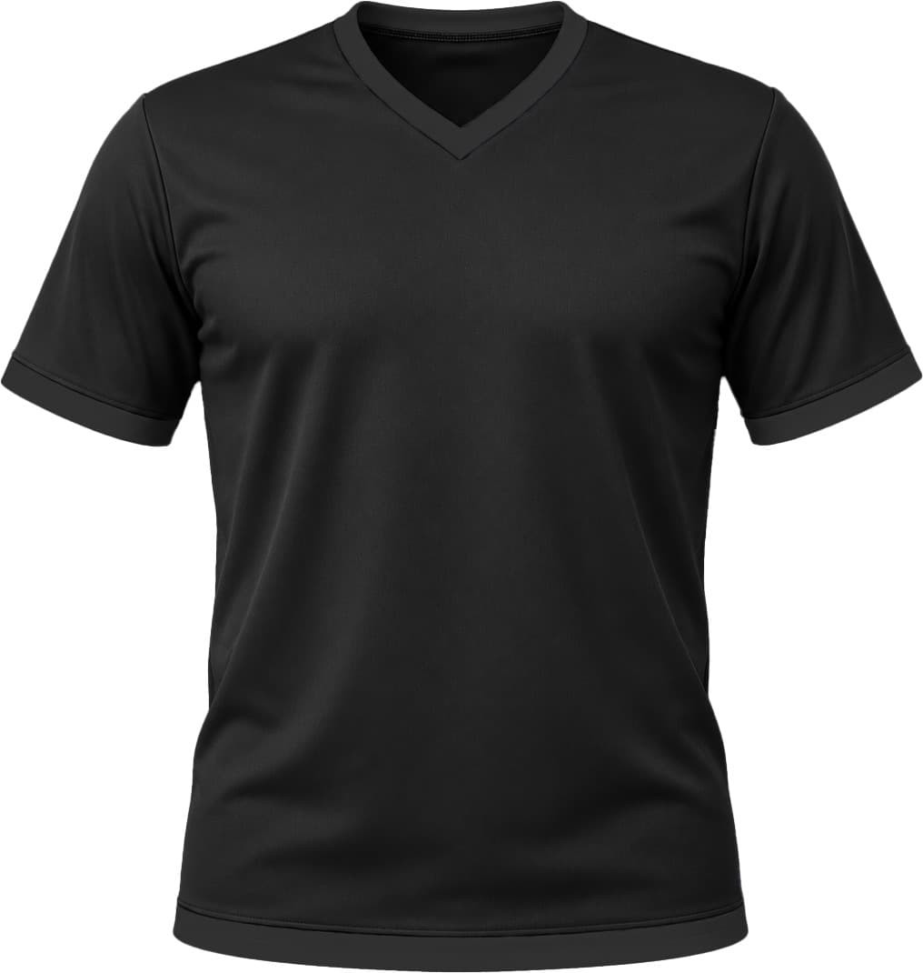 +27 Ladies V-Neck T-shirt, Fitted Short Sleeve, Birdseye