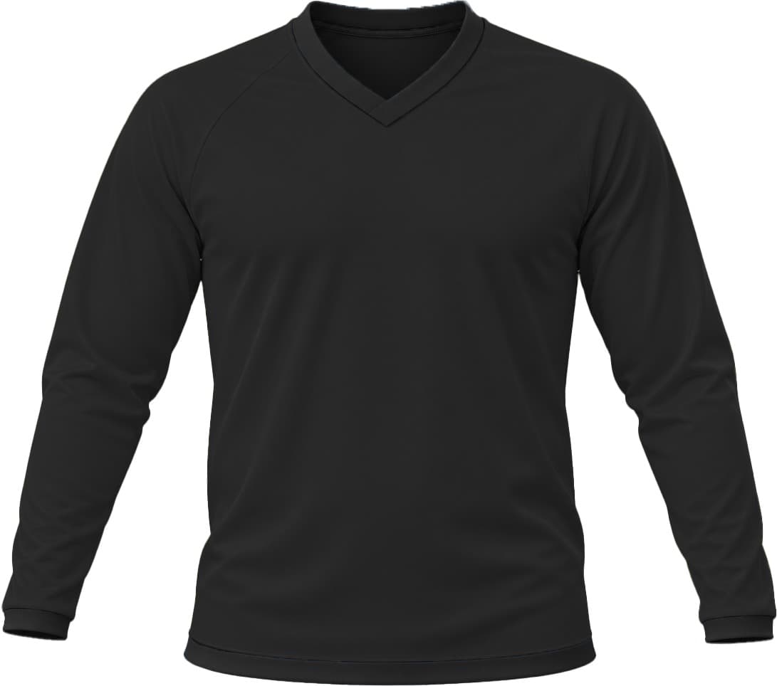 +27 Ladies V-Neck T-shirt, Raglan Long Sleeve, Birdseye