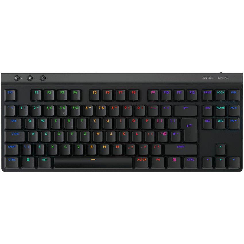 Logitech(R) G515 TKL Lightspeed Wireless Gaming Keyboard - Black