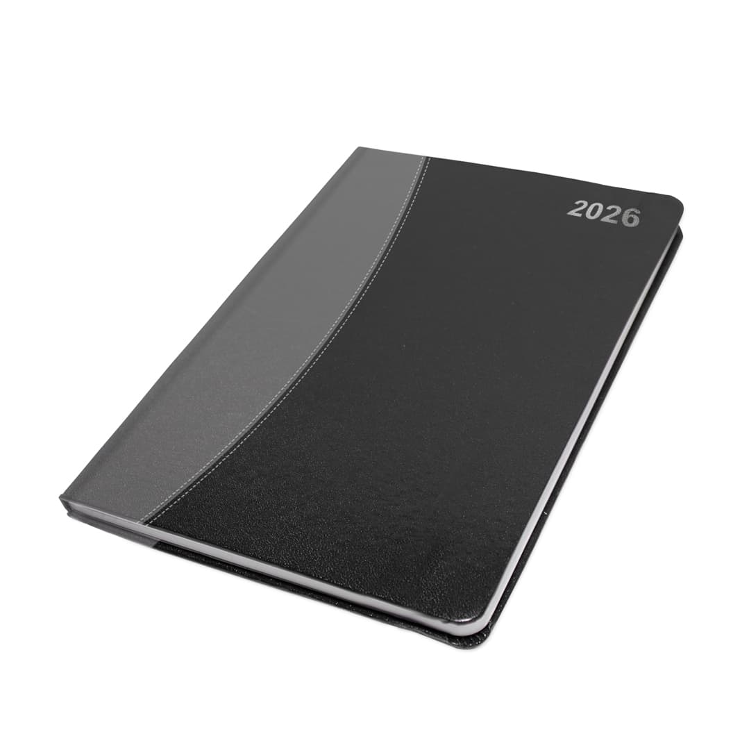 A5 Scripta Crescent Two-Tone Diary (Padded Cover)