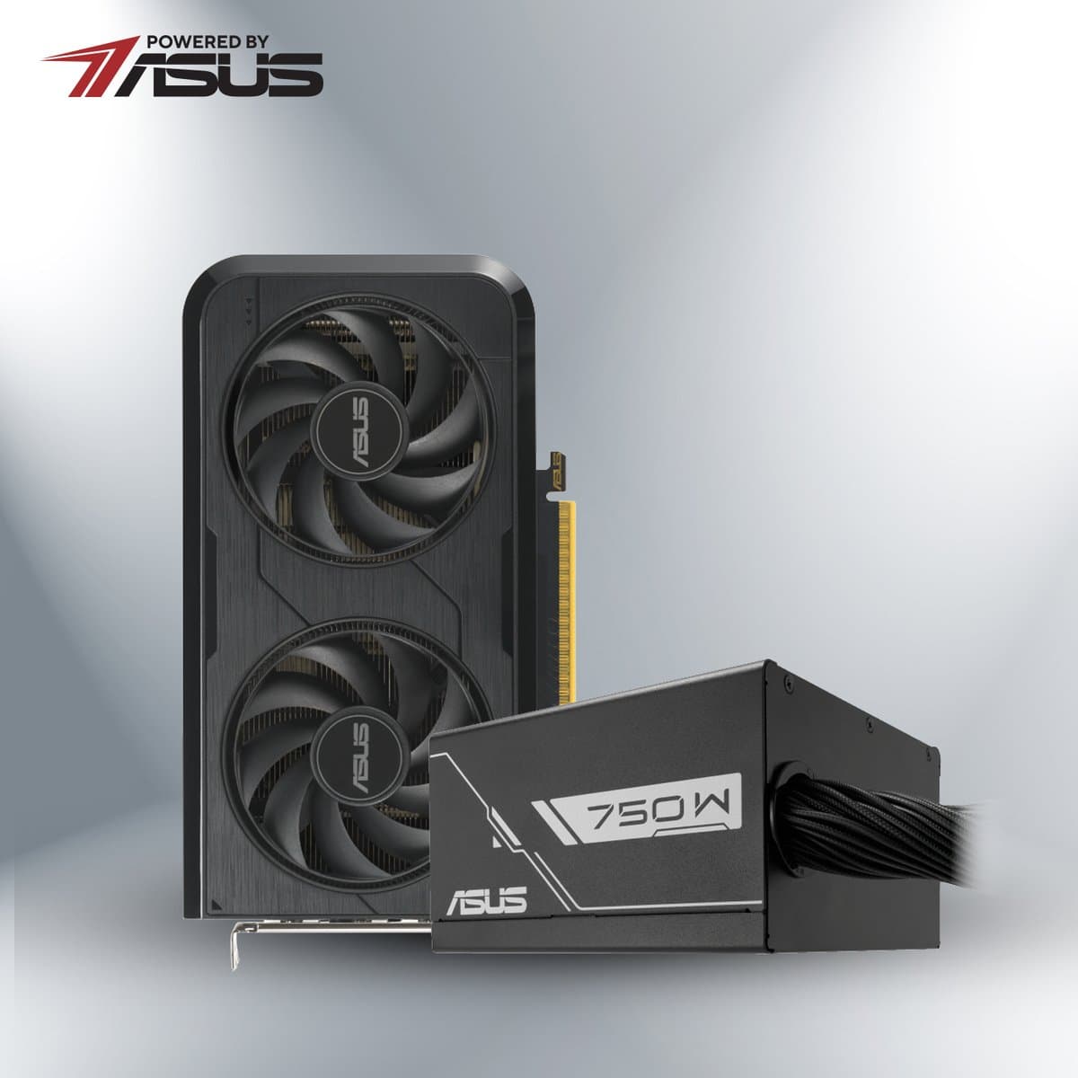 ASUS Nvidia GeForce RTX 5050 8GB Graphics Card + 750W 80 PLUS Bronze Non-modular Power Supply Bundle