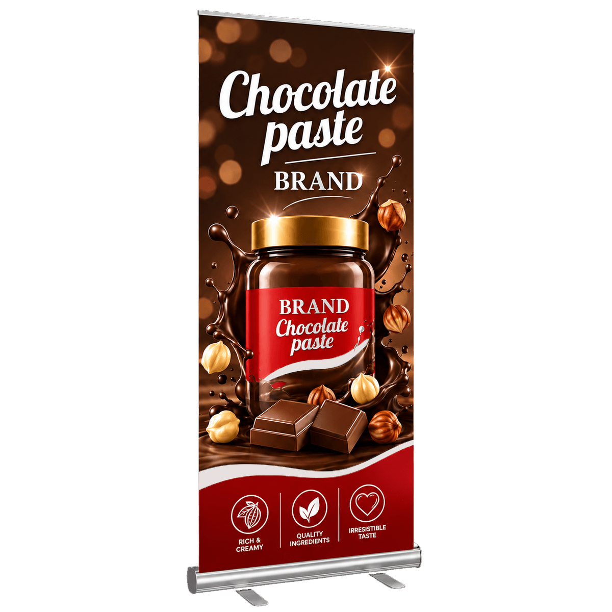 B.YOND LITHO Econo Pull Up Banner (Single Sided White) 850 x 2000mm