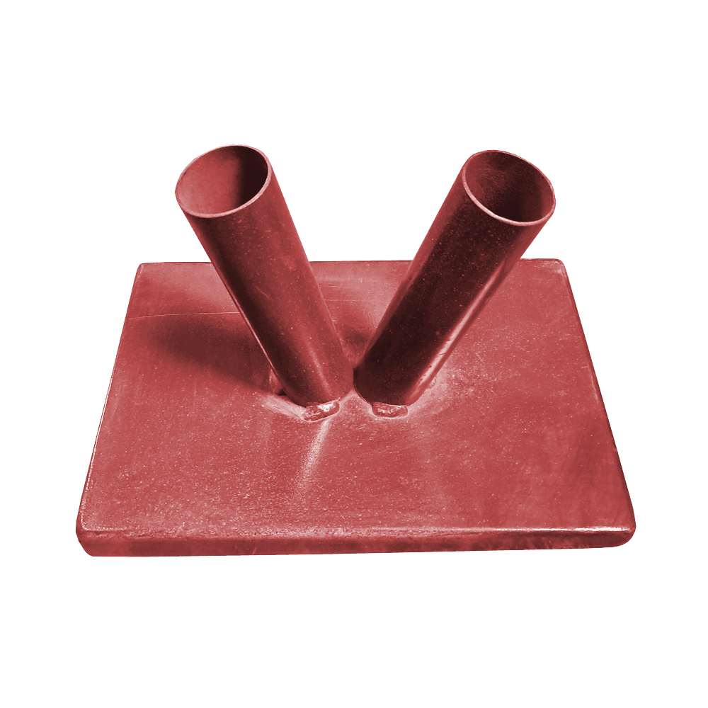2 Pole Base Only for Indoor Poles(Brown)