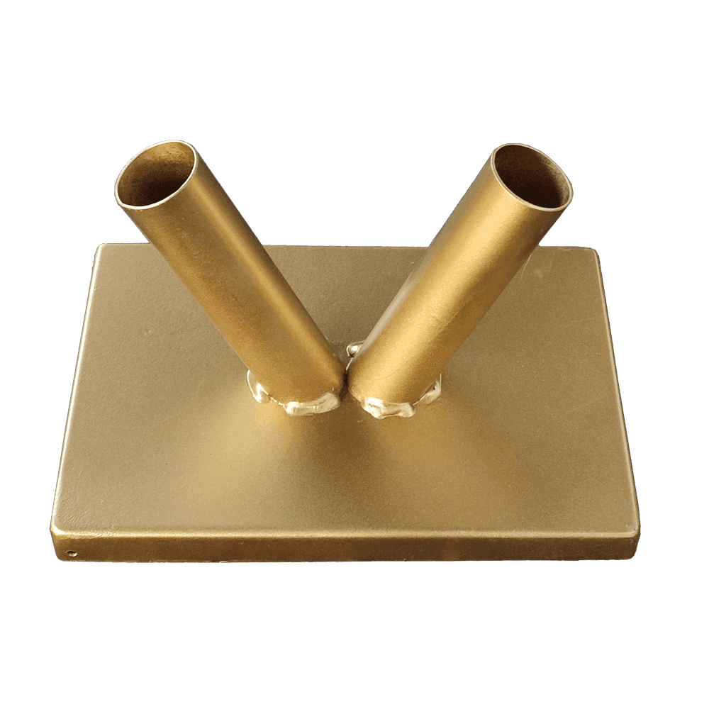2 Pole Base Only for Indoor Poles(Gold)