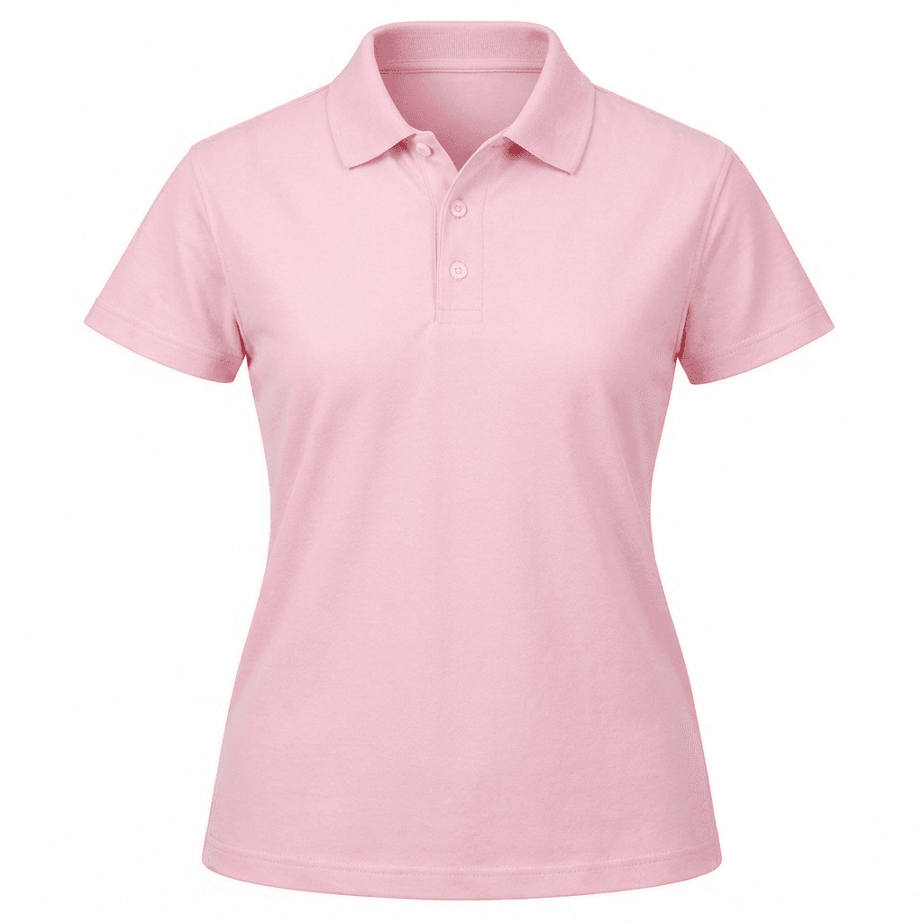 Ladies Harvard Golf Shirt, Fitted Short Sleeve, 180g Cotton, Knitted Collar