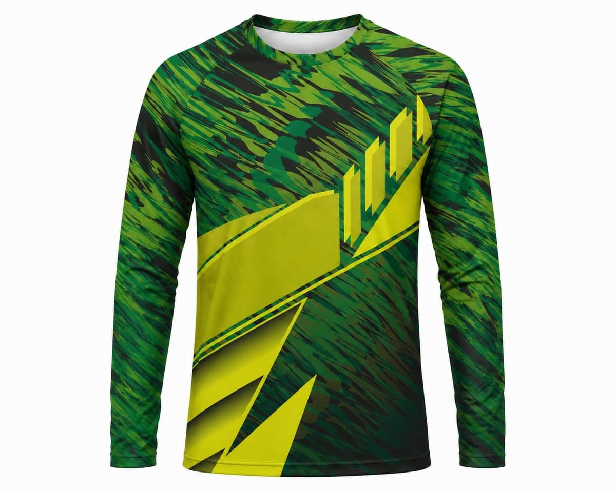 Dye Sub Kid's Crew Neck T-shirt, Raglan Long Sleeve, Reverse Birdseye
