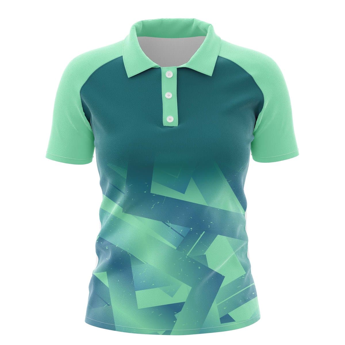Dye Sub Ladies Golf Shirt, Raglan Short Sleeve, Sport Tec