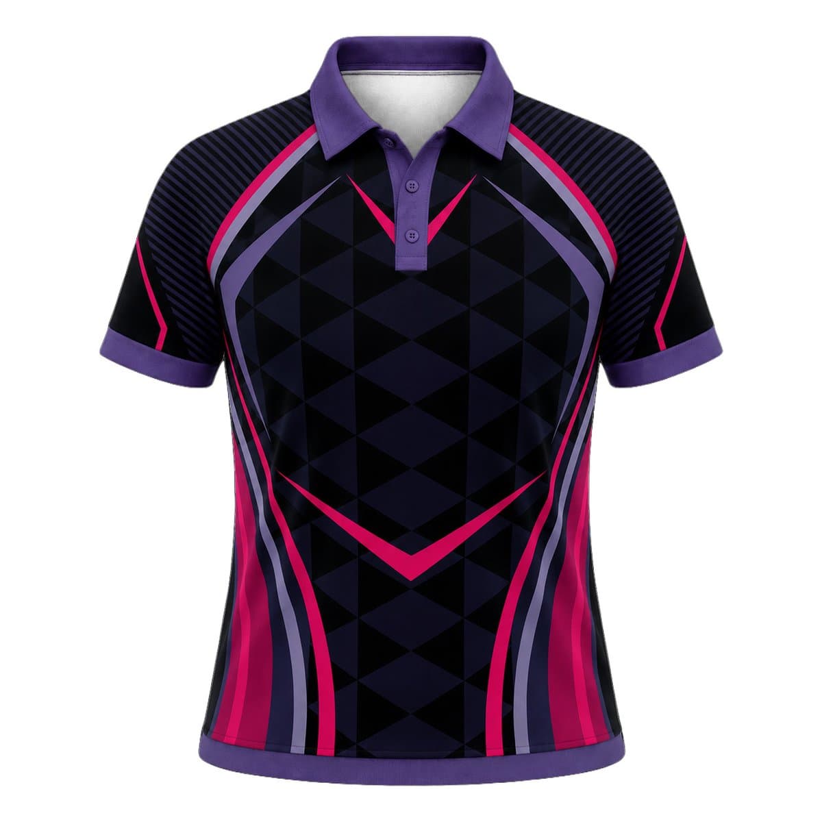 Dye Sub Ladies Ringer Golf Shirt, Raglan Short Sleeve, Birdseye