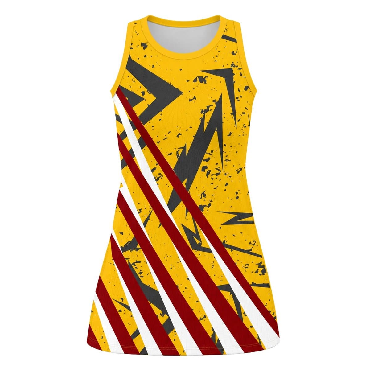 Dye Sub Ladies Sport Dress, Crew Neck, Sport Tec