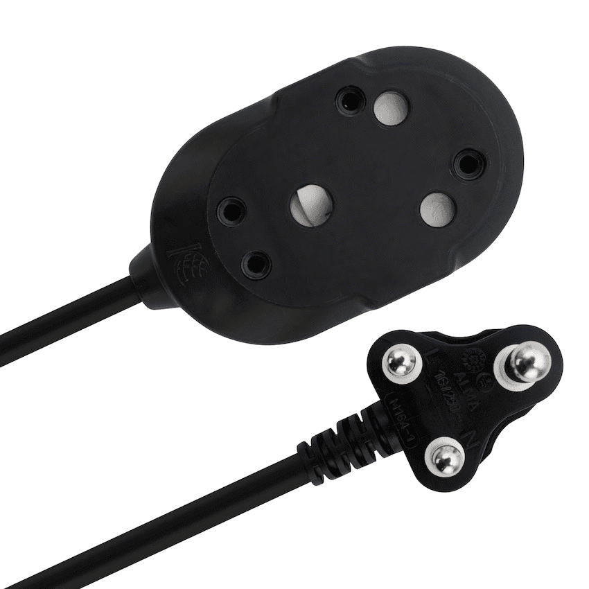 Ellies Back-to-Back Light-Duty Extension Lead - 3m