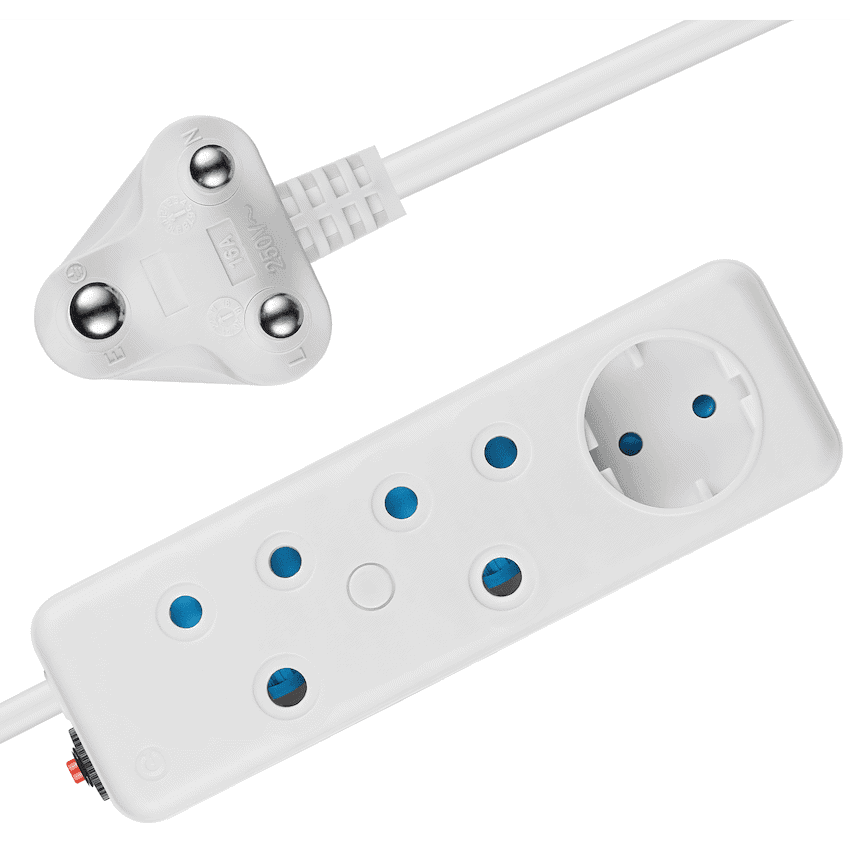 Ellies 3 Way Multiplug -0.5M