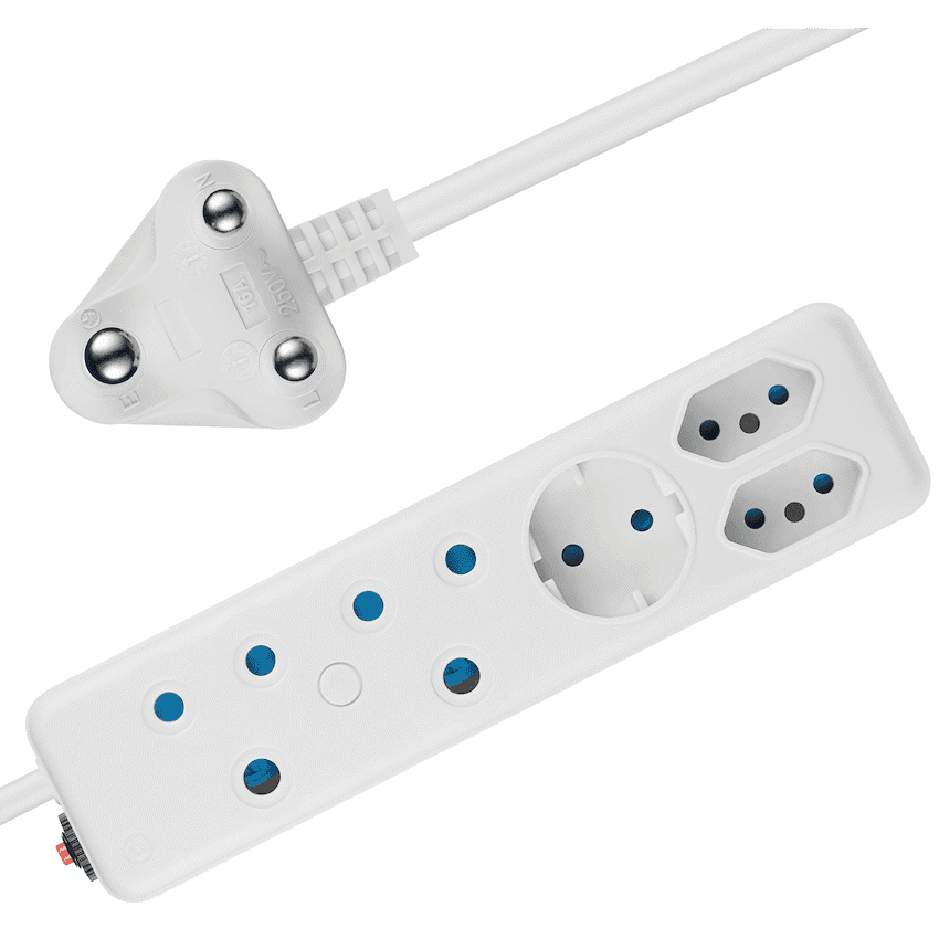 Ellies 5-Way Multiplug - 0.5m