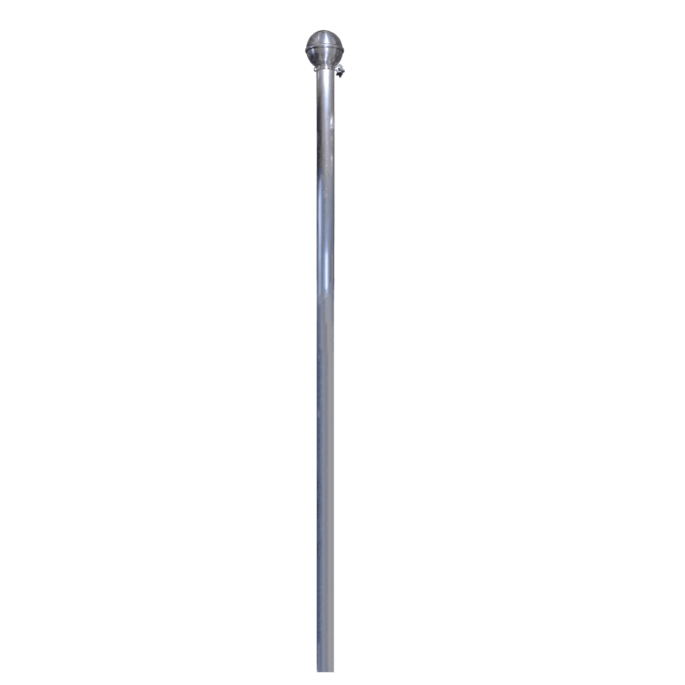 Ground Mounted Flagpole 7.5m - including installation (one unit)