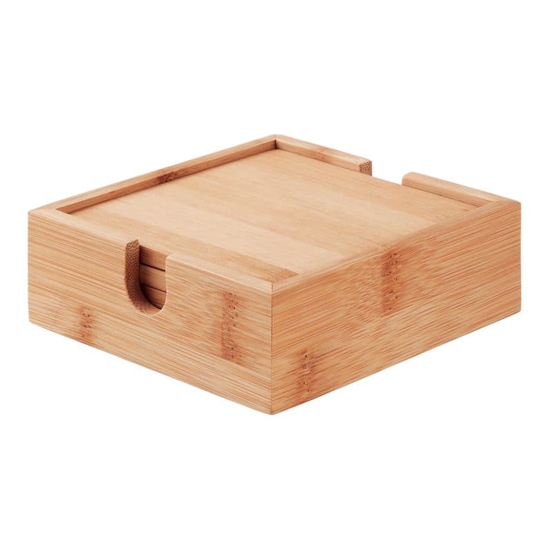 Bamboo Coaster Set