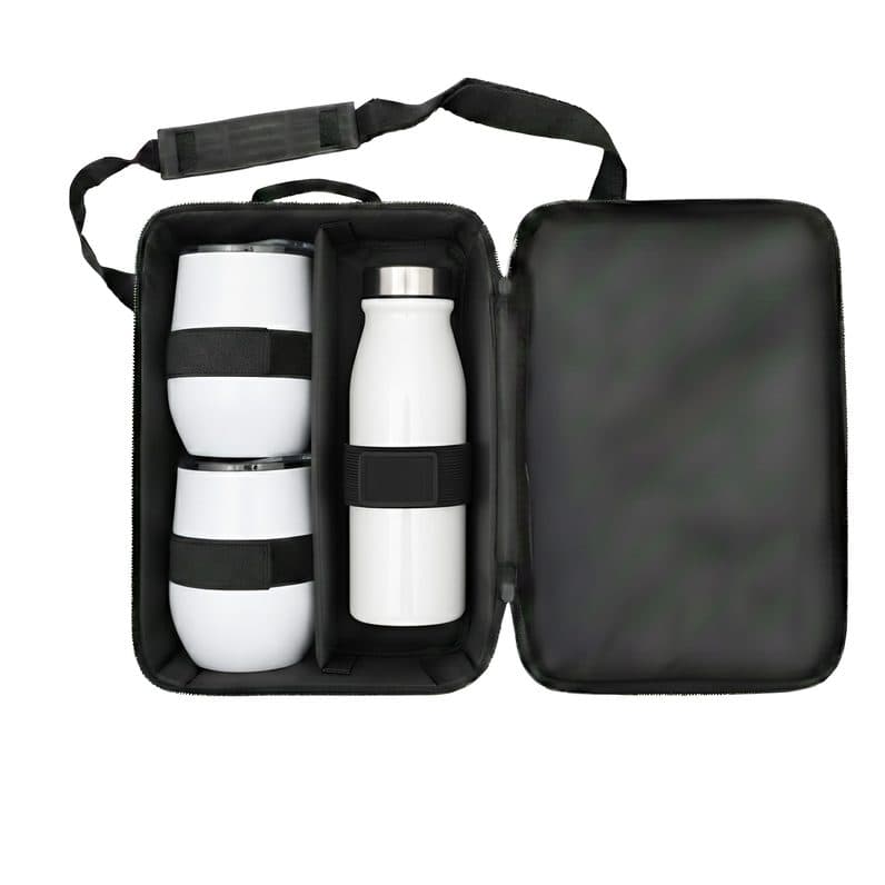 White Edition Bottle & Mug Gift Set