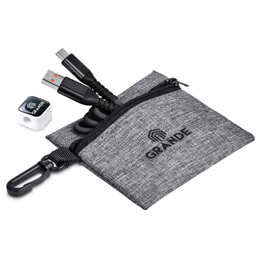 Altitude Tale Charging Cable & Clip in Clip Pouch