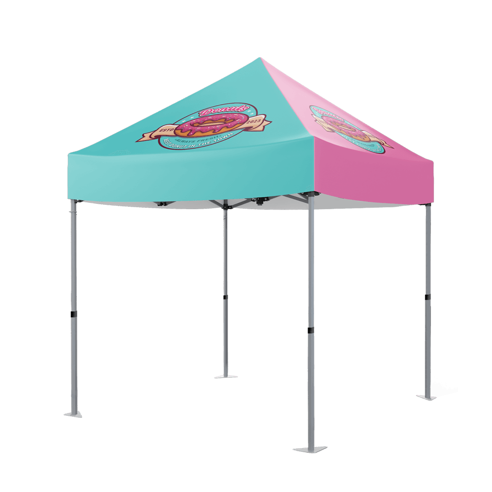 Gazebo 2 x 2m, Dye Sub, Econo Aluminium, Complete