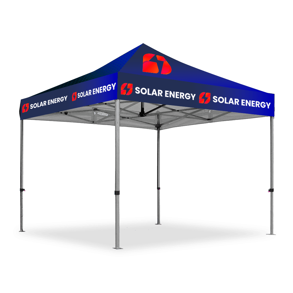 Gazebo 3 x 3m, Dye Sub, Hexagon Steel, Complete