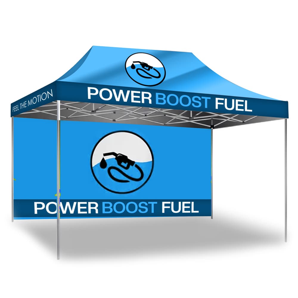 Gazebo 4.5m Unit, Full Wall, Dye Sub