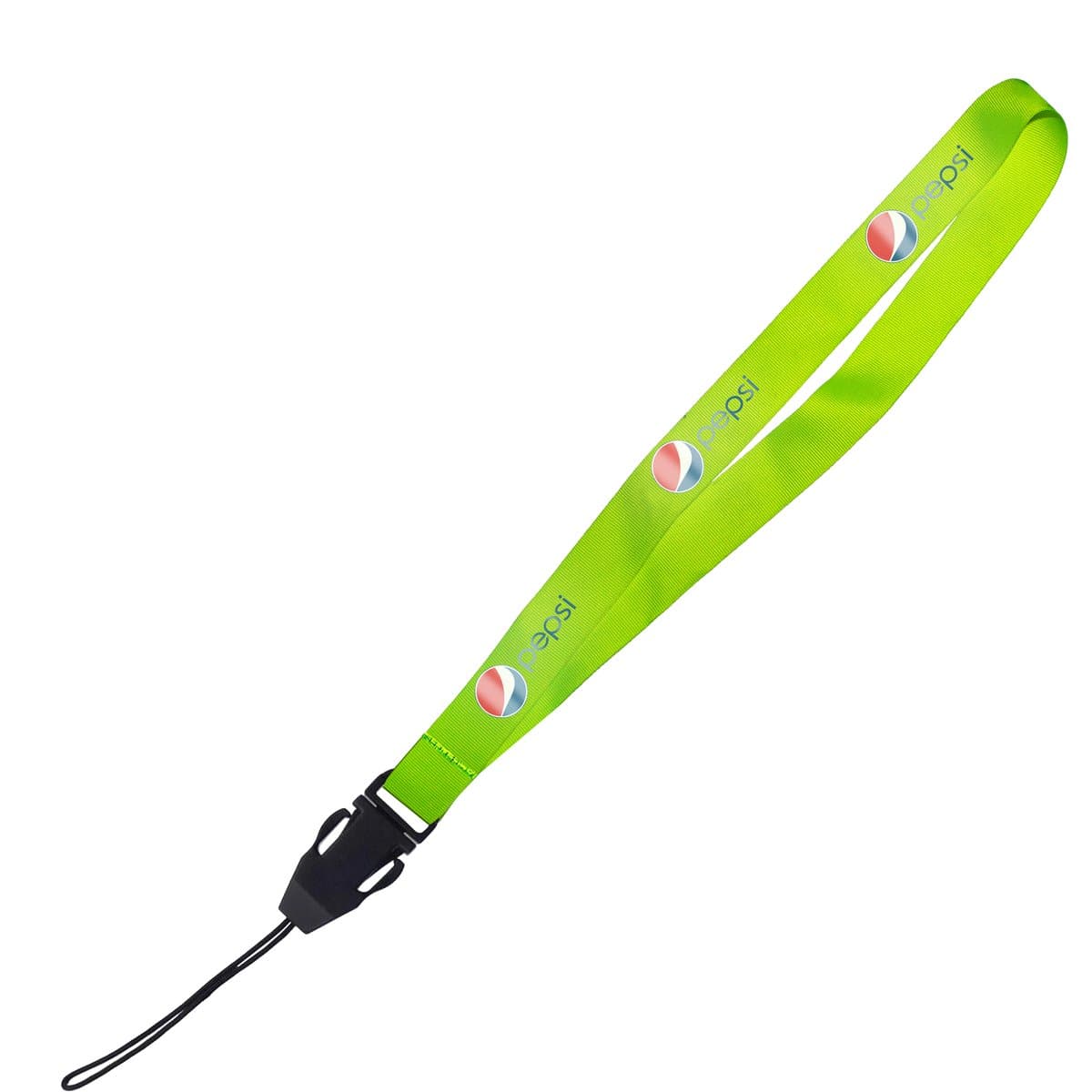 Hi-Viz Lanyard DTF Full Colour Reflective Print S/Sided with Cellphone Clip 15 x 950mm