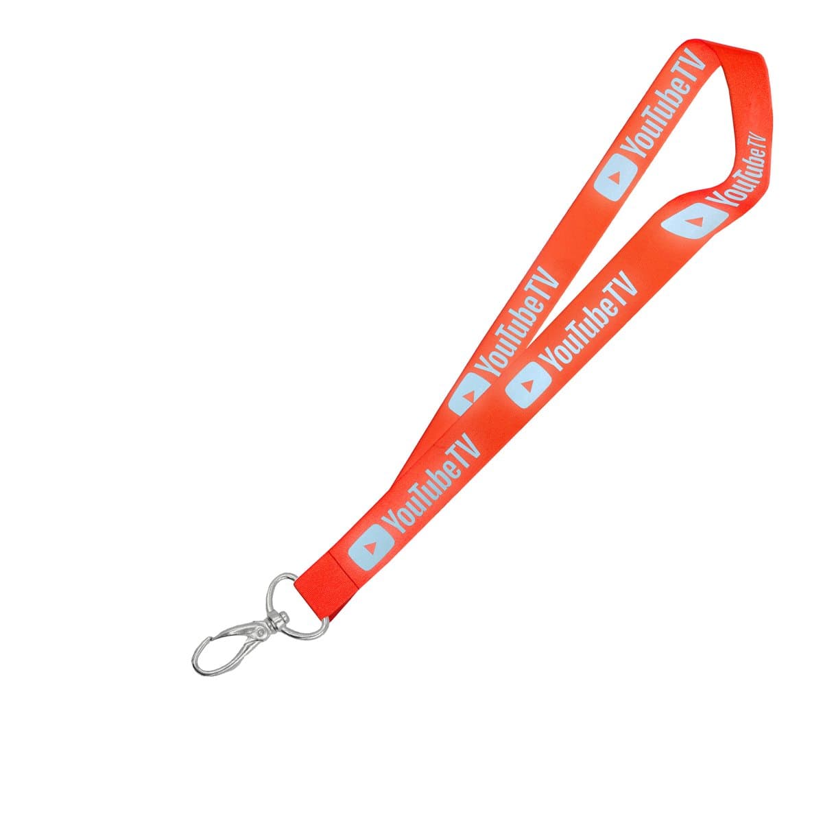 Hi-Viz Lanyard Silver Reflective Print D/Sided with Lobster Clip 25 x 950mm