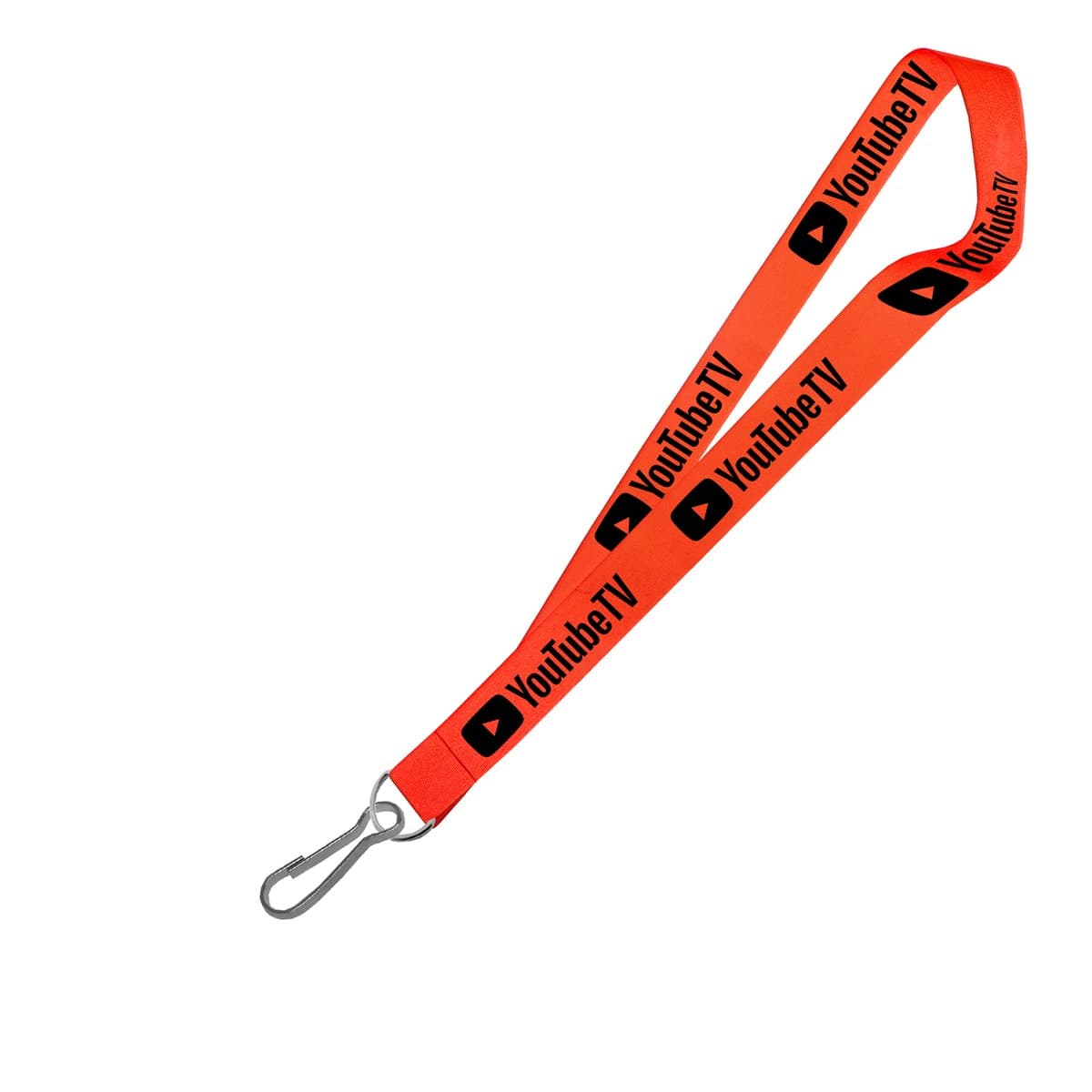 Hi-Viz Lanyard Black Sublimation Print D/Sided with Swivel Hook 25 x 950mm