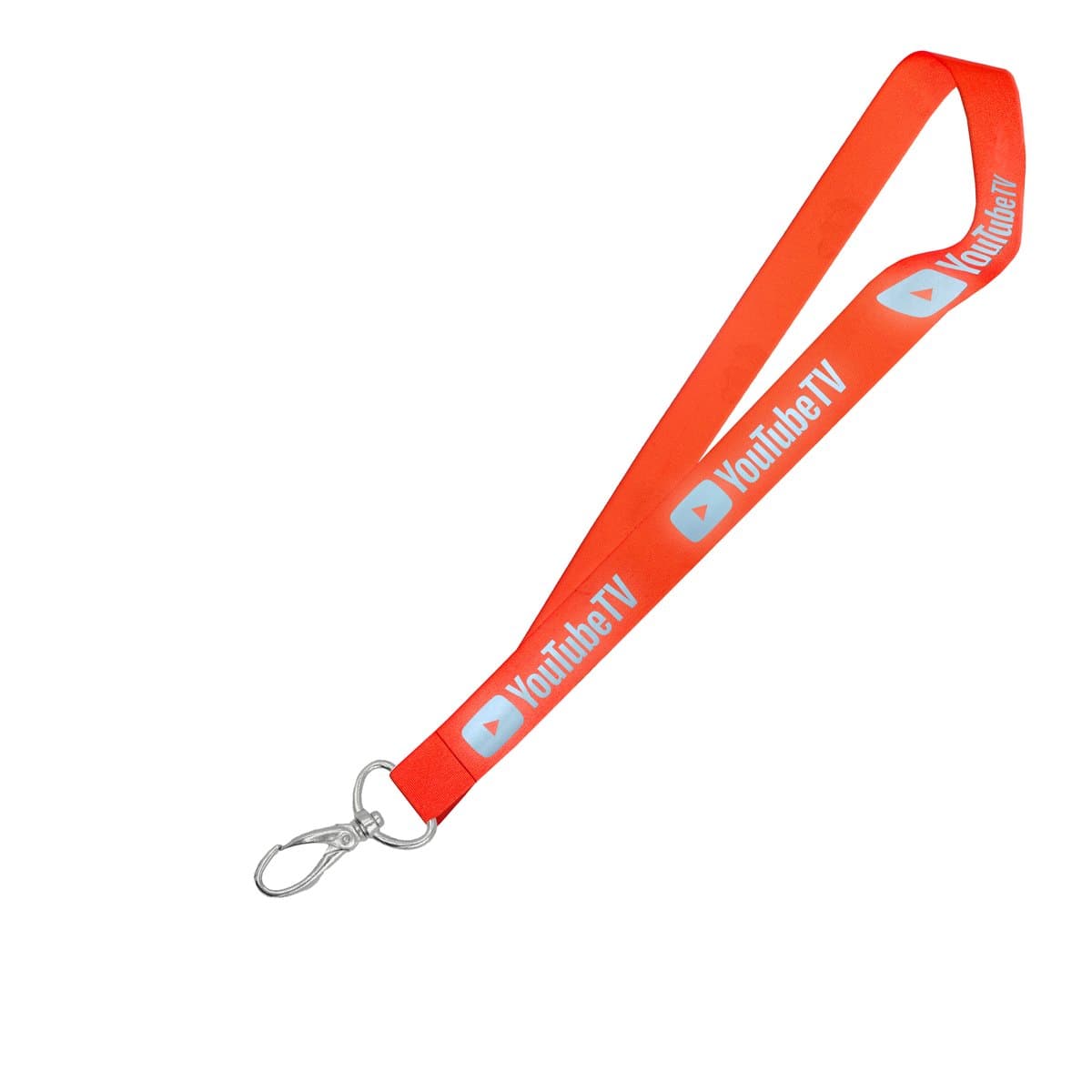 Hi-Viz Lanyard Silver Reflective Print S/Sided with Lobster Clip 25 x 950mm