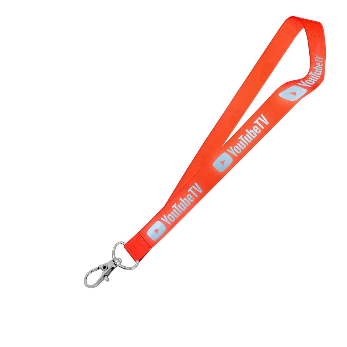 Hi-Viz Lanyard Silver Reflective Print S/Sided with Snap Hook 25 x 950mm