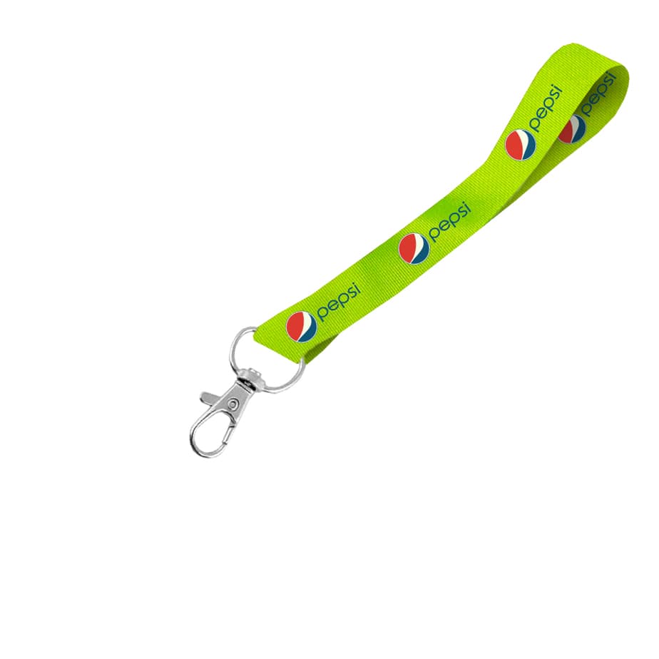 Hi-Viz Wrist Phone Strap DTF Print D/Sided with Snap Hook 15 x 340mm
