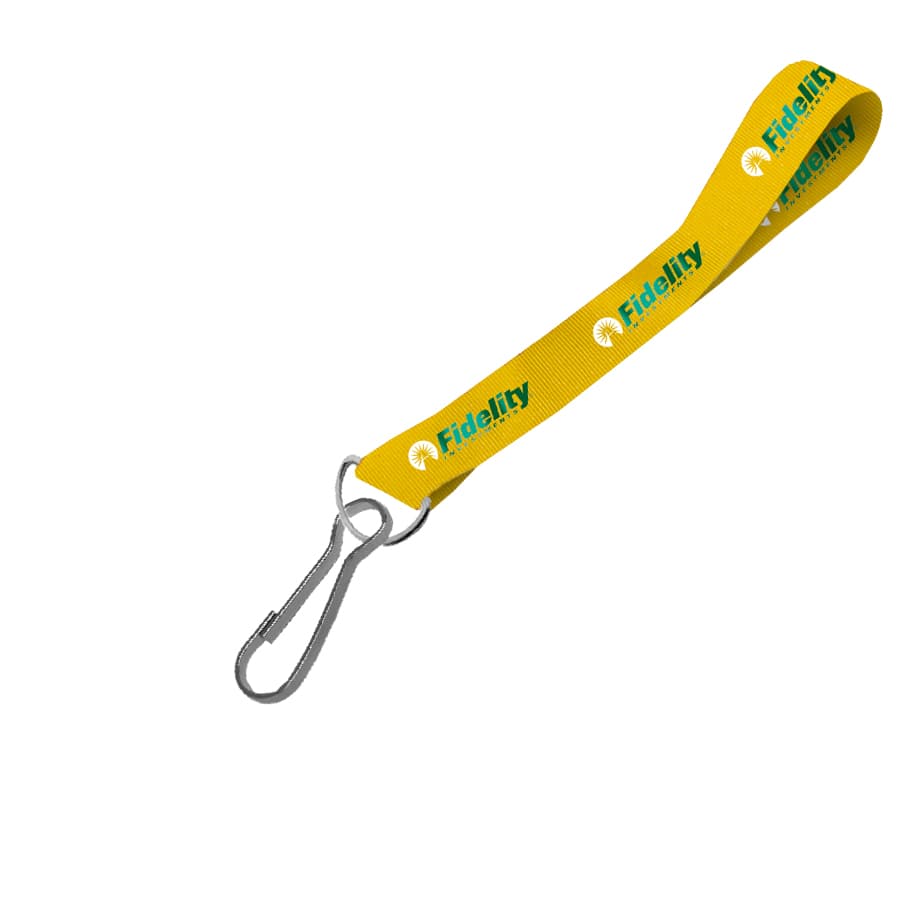 Hi-Viz Wrist Phone Strap DTF Full Colour Reflective Print D/Sided with Swivel Hook 15 x 340mm