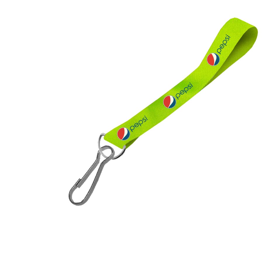 Hi-Viz Wrist Phone Strap DTF Print S/Sided with Swivel Hook 15 x 340mm