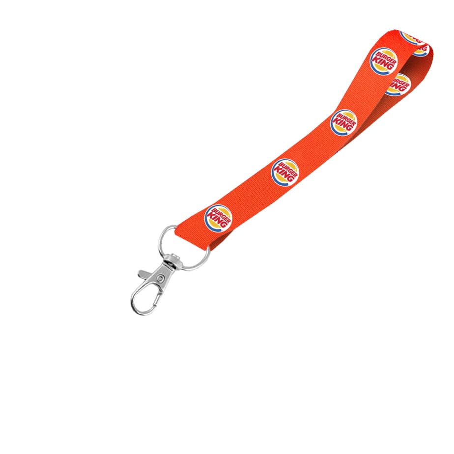Hi-Viz Wrist Phone Strap DTF Print D/Sided with Snap Hook 25 x 340mm