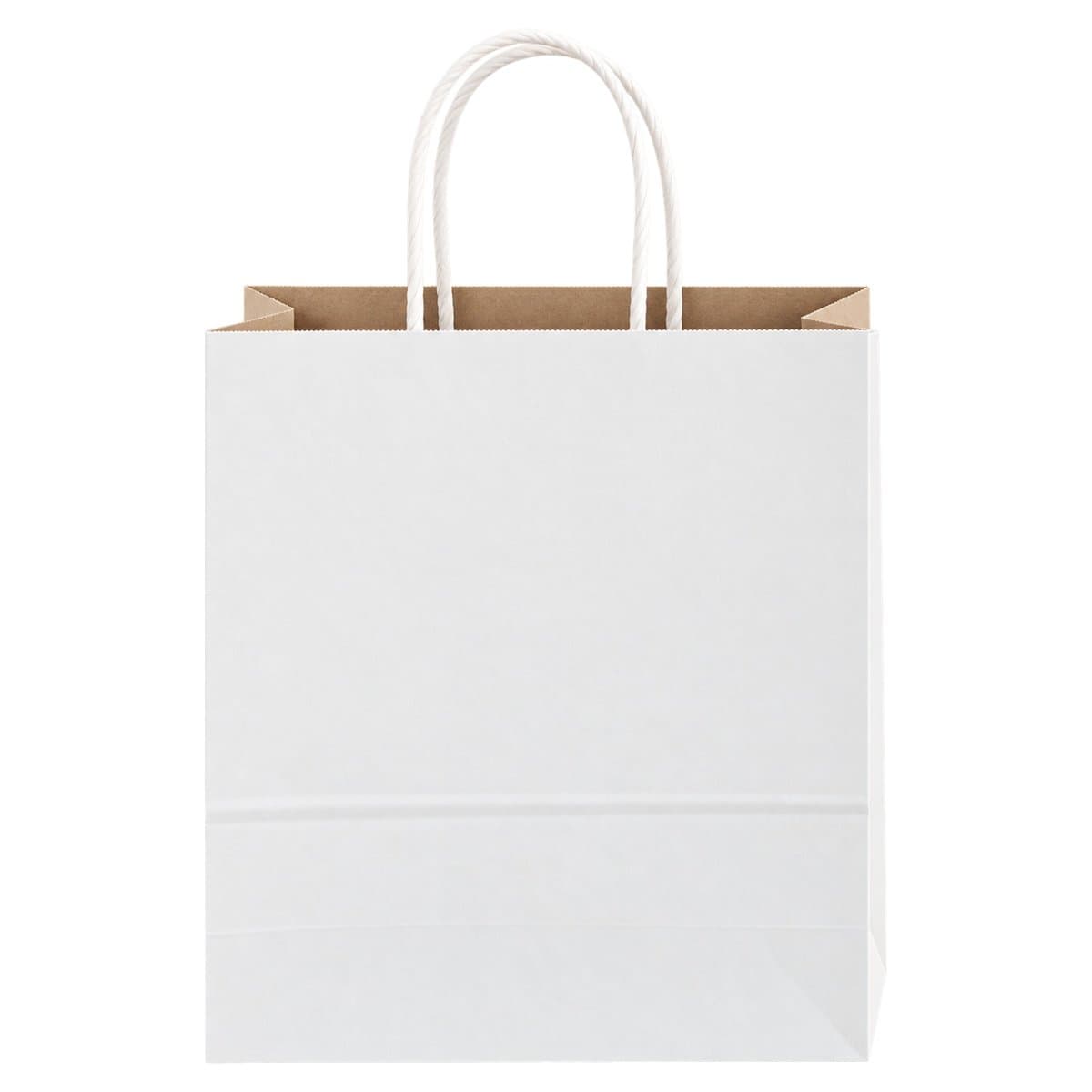 Willow White Paper Bag with Handles