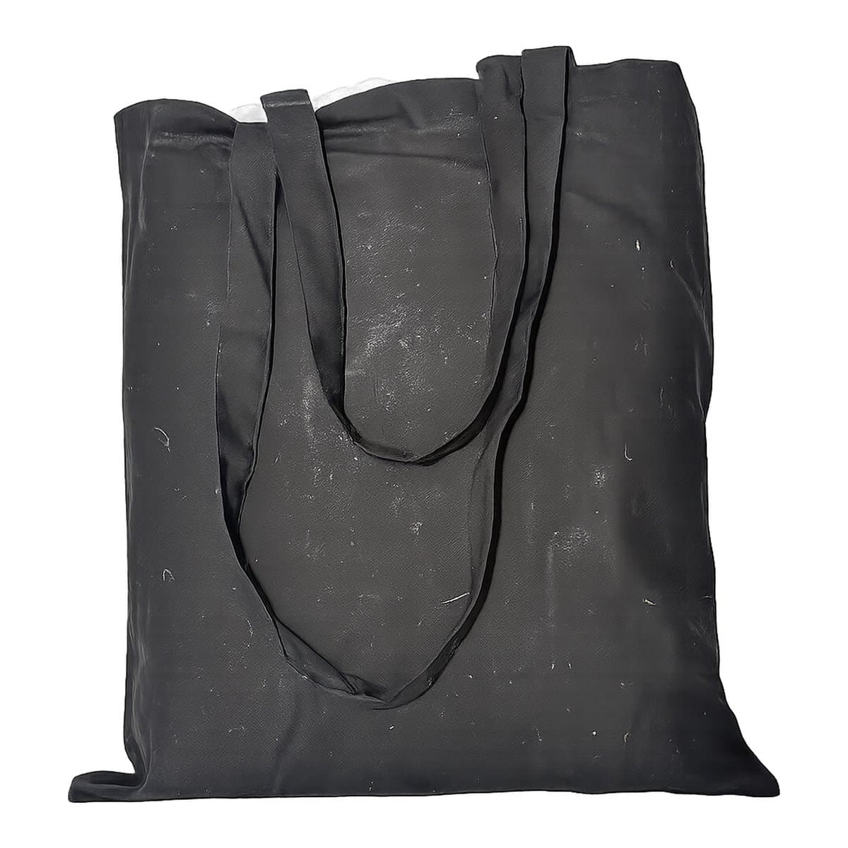 Black Karee Cotton Tote Bag