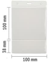 Add On Flexible Clear Double Pouch 100mm x 138mm