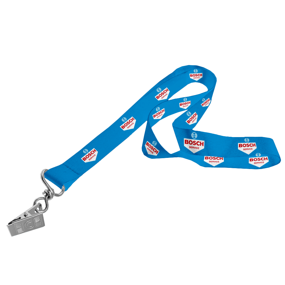 Satin Lanyard D/Sided Print with Crocodile Clip 20 x 950mm