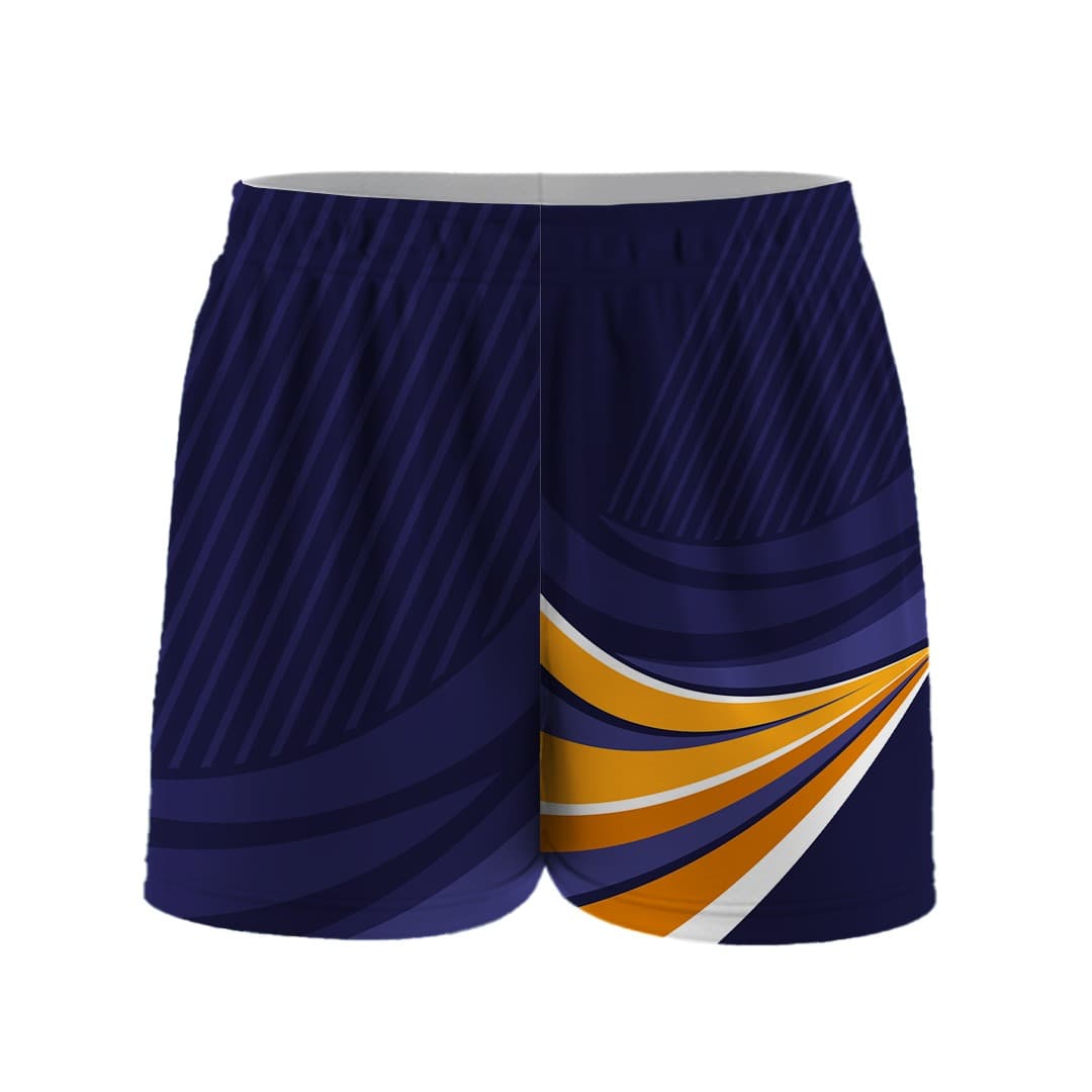 Dye Sub Kid's Rugby Shorts, 4 Panel